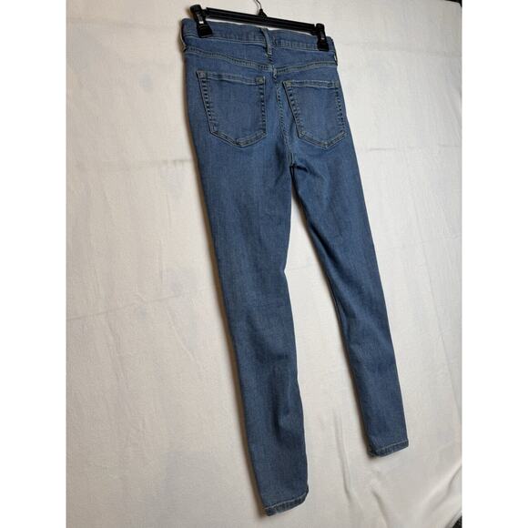 Free People Jeans Women’s Size 26 Blue Skinny Distressed 61855-16515125 FP - Picture 8 of 8